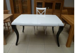 Stół rozkładany Diana biały - Wyprzedaż -60