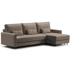 Narożnik rozkładany Lozano C - 2 pojemniki na pościel