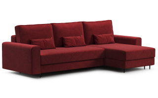 Narożnik rozkładany Lozano D - dużo rozmiarów, 2 pojemniki