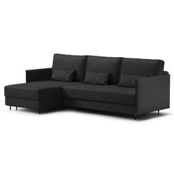 Mały naroznik rozkładany Lozano A - 2 pojemniki na pościel