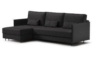 Mały naroznik rozkładany Lozano A - 2 pojemniki na pościel