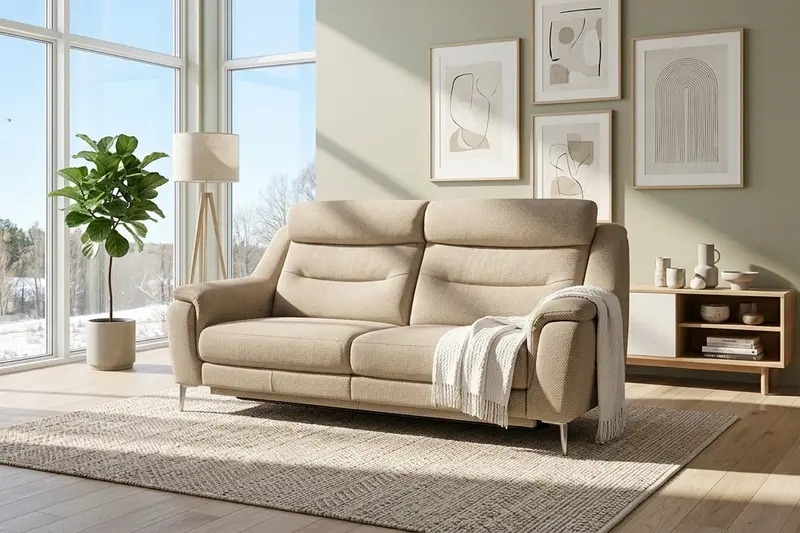 Sofa Gladiolus - opcja spanie włoskie — wizualizacja wygenerowana z pomocą AI
