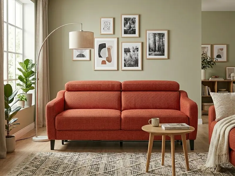 Sofa Tulipano - opcja spanie włoskie - Vero — wizualizacja wygenerowana z pomocą AI