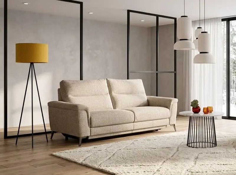 Sofa Verbena - z funkcją relax lub ze spaniem - Vero — wizualizacja wygenerowana z pomocą AI